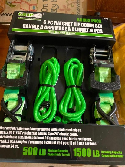 6PC RATCHET TIE DOWN SET