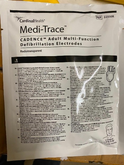 APPROX. 10 MEDI-TRACE ADULT MULTI-FUNCTION DEFIBRILLATION ELECTRODES