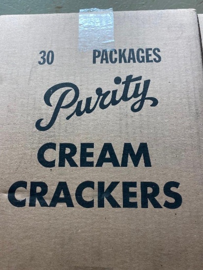 30 PKGS OF PURITY CREAM CRACKERS