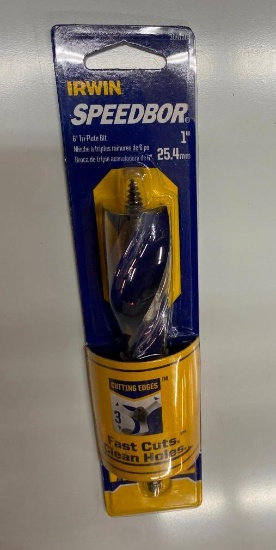 3 IRWIN 1 x 6 INCH TRI-FLUTE BITS
