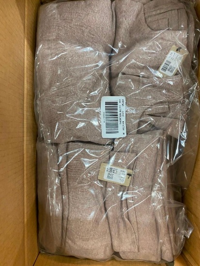 BOX LOT OF CLOTHING OF VARIOUS SIZES - SEE PIC. FOR INFO.