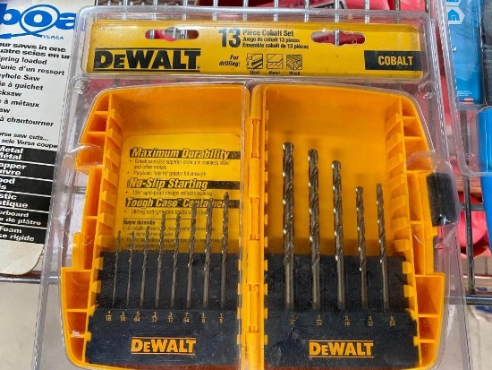 DEWALT 13-PIECE COLBALT DRILL BIT SET