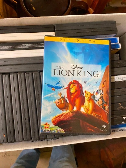 BOX OF DVD MOVIES
