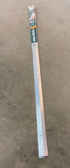 SHUR TRIM 1-1/2 INCH x 3 FT TRIM TO MATCH UNEVEN FLOOR HEIGHTS