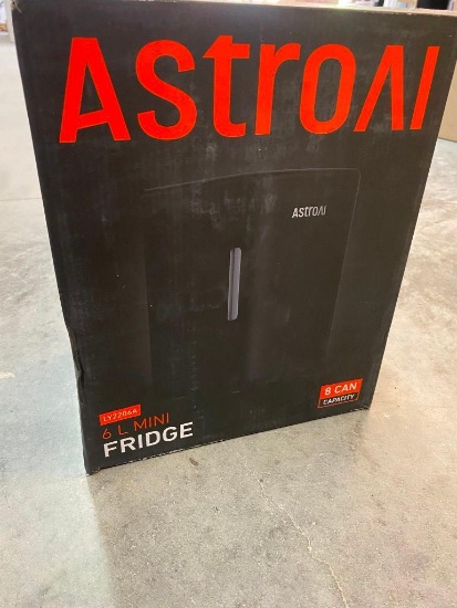 ASTRONI 6 L MINI FRIDGE, 8 CAN CAPACITY, 12 TO 220 V