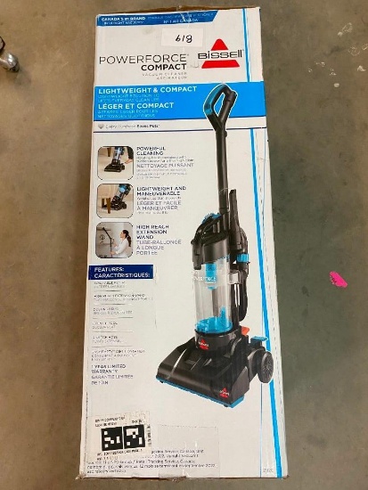 BISSELL CORDED COMPACT VACUUM CLEANER, MODEL 2112C