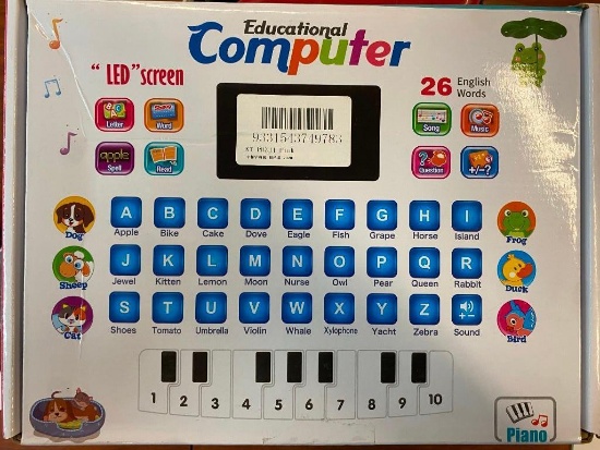 CHILD EDUCATIONAL COMPUTER WITH PIANO