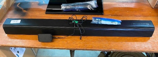 SOUND BAR SPEAKER WITH ELECTRICAL PLUG-IN ADAPTER