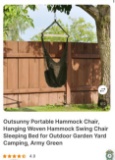 PORTABLE HAMMOCK SWING CHAIR