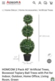 2 40 INCH ARTIFICIAL TREES