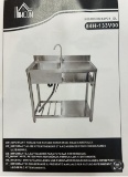 STAINLESS STEEL UTILITY SINK