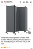 ROLLING PRIVACY SCREEN