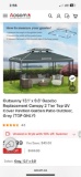 13.1 X 9.8 GAZEBO REPLACEMENT CANOPY 2 TIER