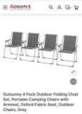 4 PACK OUTDOOR FOLDING CHAIRS