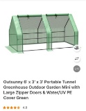 PORTABLE TUNNEL GREENHOUSE