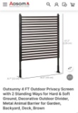 4FT OUTDOOR PRIVACY SCREEN
