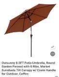 8.5FT PATIO UMBRELLA WITH TILT CANOPY