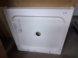 33 x 32 INCH SHOWER BASE, CENTER DRAIN