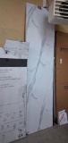 98 x 25.5 INCH COUNTERTOP --- DAMAGED ON THE TOP AND BOTTOM CORNER