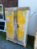 65 x 43 x 18 INCH COMMERCIAL SAFETY CABINET --- SMALL BLEMISH ON BACK