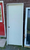 32 INCH INTERIOR DOOR --- FRAME IS DAMAGED