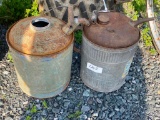 2 ANTIQUE CANS
