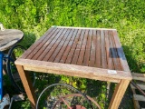 3 FT WOODEN PATIO TABLE