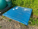 2 STEEL PANELS, 57 x 57 INCH