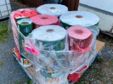 PALLET OF PLASTIC WRAPPERS