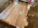 APPROX. 125 SQ FT OF VINYL PLANK FLOORING --- SOME ARE DAMAGED