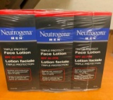 BOX OF APPROX 9 TRIPLE PROTECT FACE LOTION