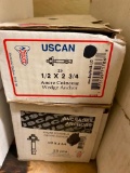 2 BOXES OF 25PCS 1/2 X 2 3/4 ANCHORS