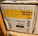 50PCS 1/2 X 2 1/2 LAG BOLTS