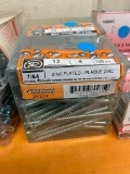 2 BOXES OF 100PCS 12 X 4 ZINC PLATED SCREWS