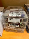 2 BOXES OF 100PCS 1/4 X 1 1/4 CONCRETE SCREWS