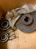 BOX LOT OF BEARINGS AND OTHER PARTS