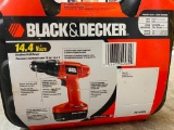 BLACK & DECKER 14.4 V CORDLESS DRILL / DRIVER, 1/2 INCH