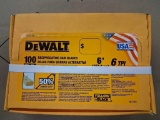 100 DEWALT 6 INCH RECIPROCATING SAW BLADES