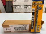 5 IRWIN 3/8 INCH DRILL BITS