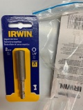 2 IRWIN 1/4 INCH MAGNETIC NUT DRIVERS