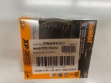 5 DEWALT 5 INCH UNIVERSAL MESH SANDING DISCS, 80 GRIT