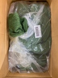 BOX LOT OF CLOTHING OF VARIOUS SIZES - SEE PIC. FOR INFO.