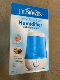 DR. BROWNS ULTRASONIC COOL MIST HUMIDIFIER WITH NIGHT LIGHT
