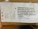 WIRELESS REMOTE WALL SWITCH AND OUTLET