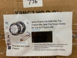 SNOW CHAINS FOR CARS, SUVs, AND TRUCKS