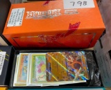 POKEMON BOX WITH 500 CARDS, SLEEVES, 10+ HOLOS, AND 3 ULTRA RARES