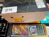 POKEMON BOX WITH 500 CARDS, SLEEVES, 10+ HOLOS, AND 3 ULTRA RARES