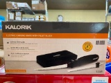 KALORIK ELECTRIC CARVING KNIFE WITH FILLET BLADE AND STORAGE CASE