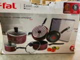 T-FAL ESSENTIAL 10-PIECE COOKWARE SET