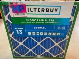 FILTERBUY MERV 13 INDOOR AIR FILTER - SEE PIC. FOR SIZE